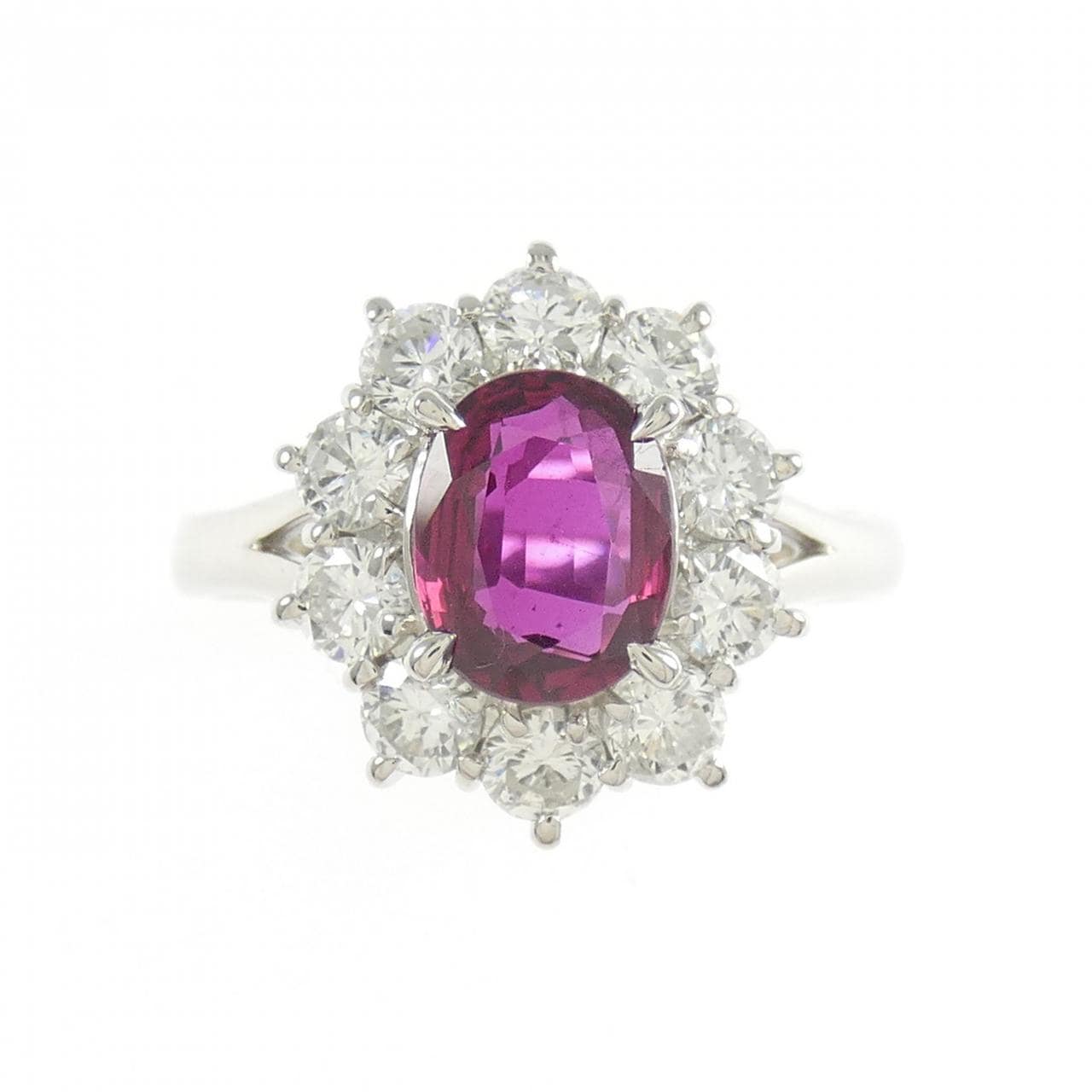 PT900紅寶石戒指1.18CT