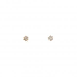 K18PG ダイヤモンド ピアス 0.10CT