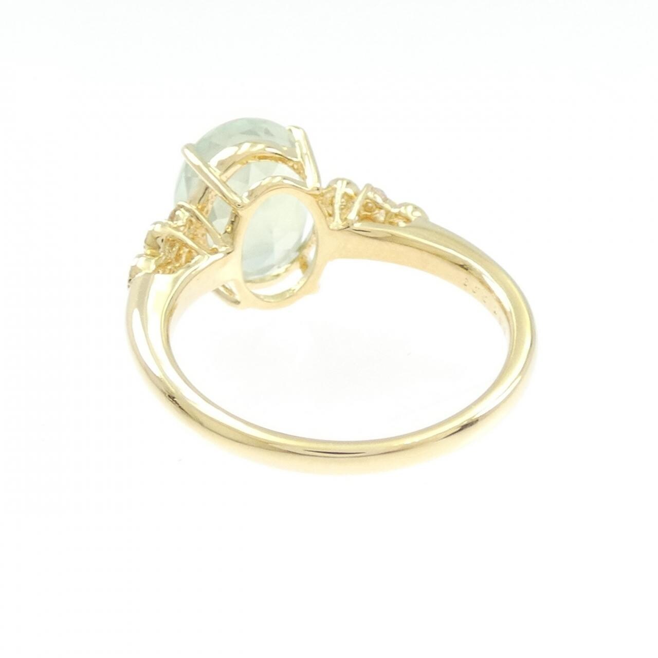 K18YG プレーナイト リング 2.91CT