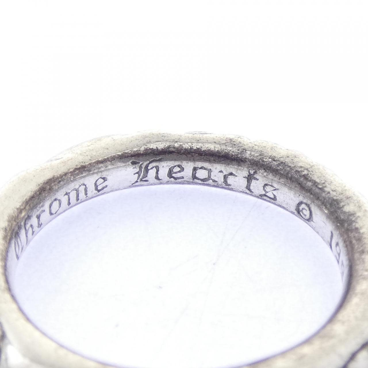 クロムハーツ CHROME HEARTS SCROLL BAND 207009018SLVXXX001 RING