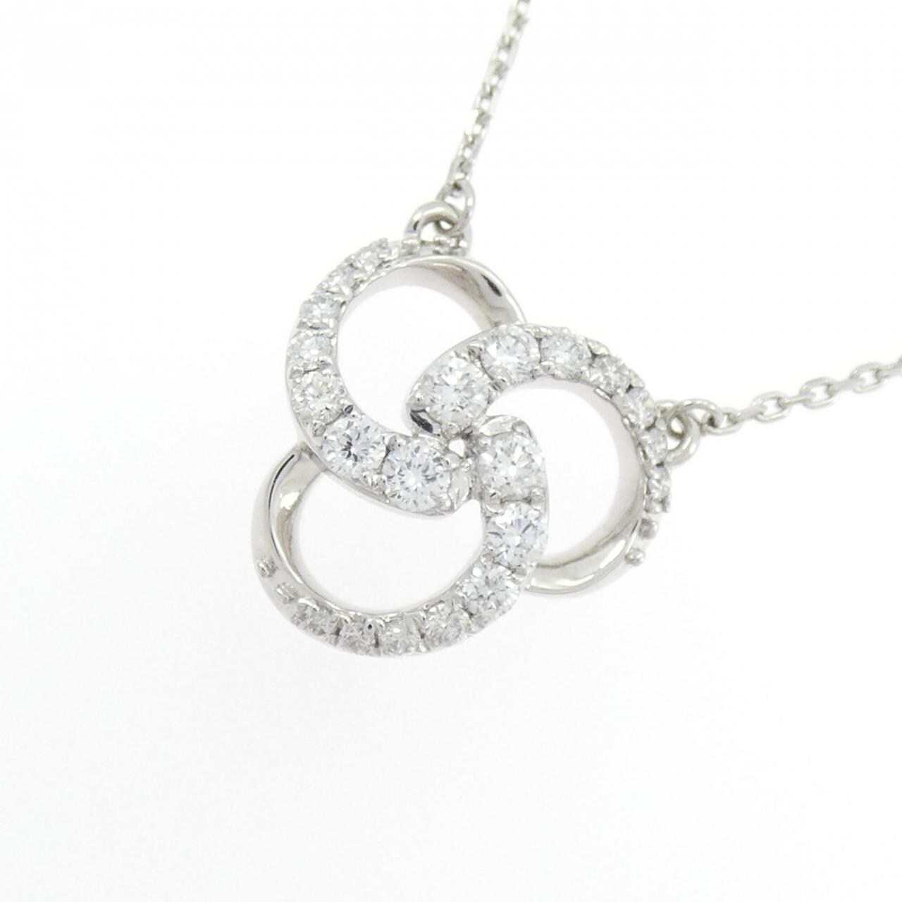 PT900/PT850 ダイヤモンド ネックレス 0.42CT