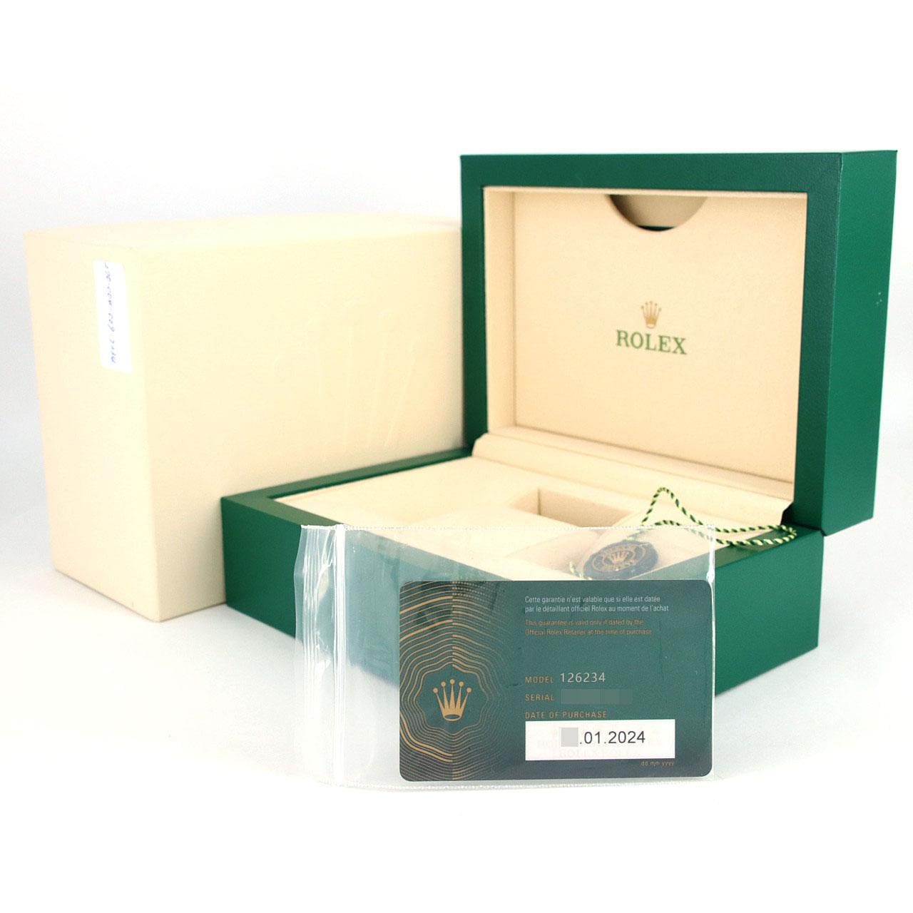 ROLEX Datejust 126234G SSxWG自动上弦random number