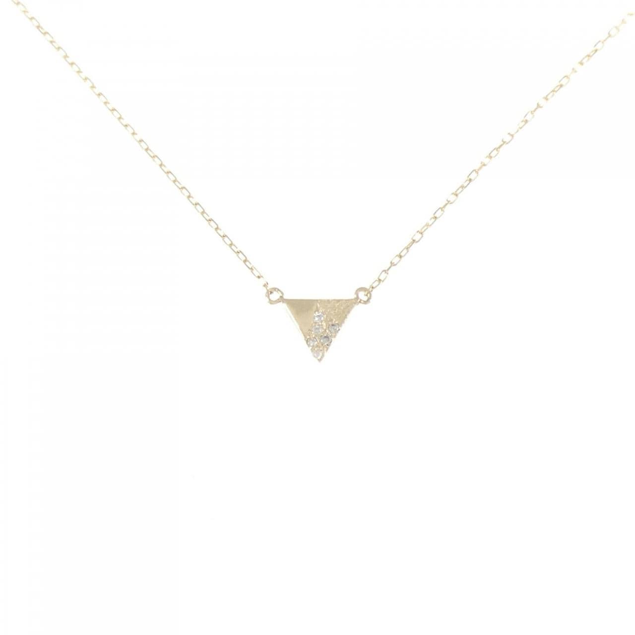 K10YG ダイヤモンド ネックレス 0.01CT
