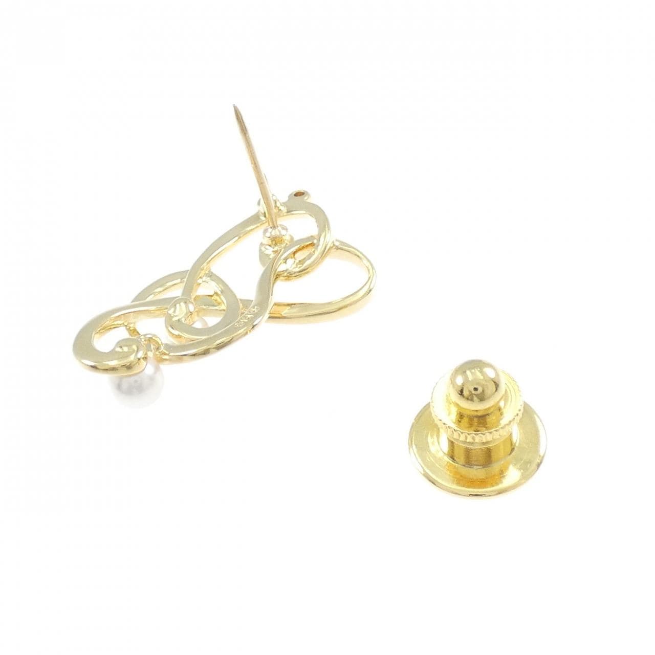 ミキモト ミュージック モチーフ ブローチ