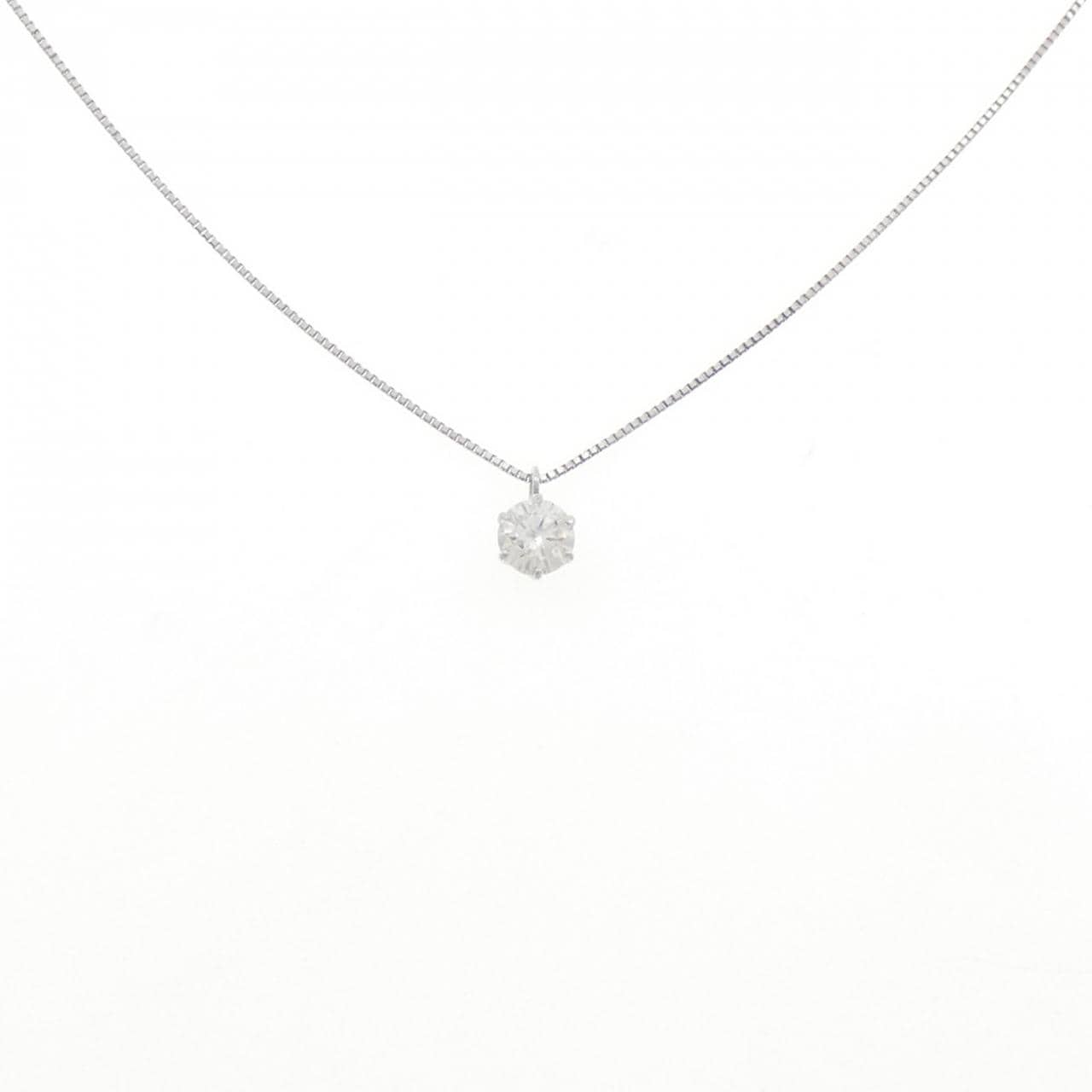 PT900/PT850 ソリティア ダイヤモンド ネックレス 0.308CT