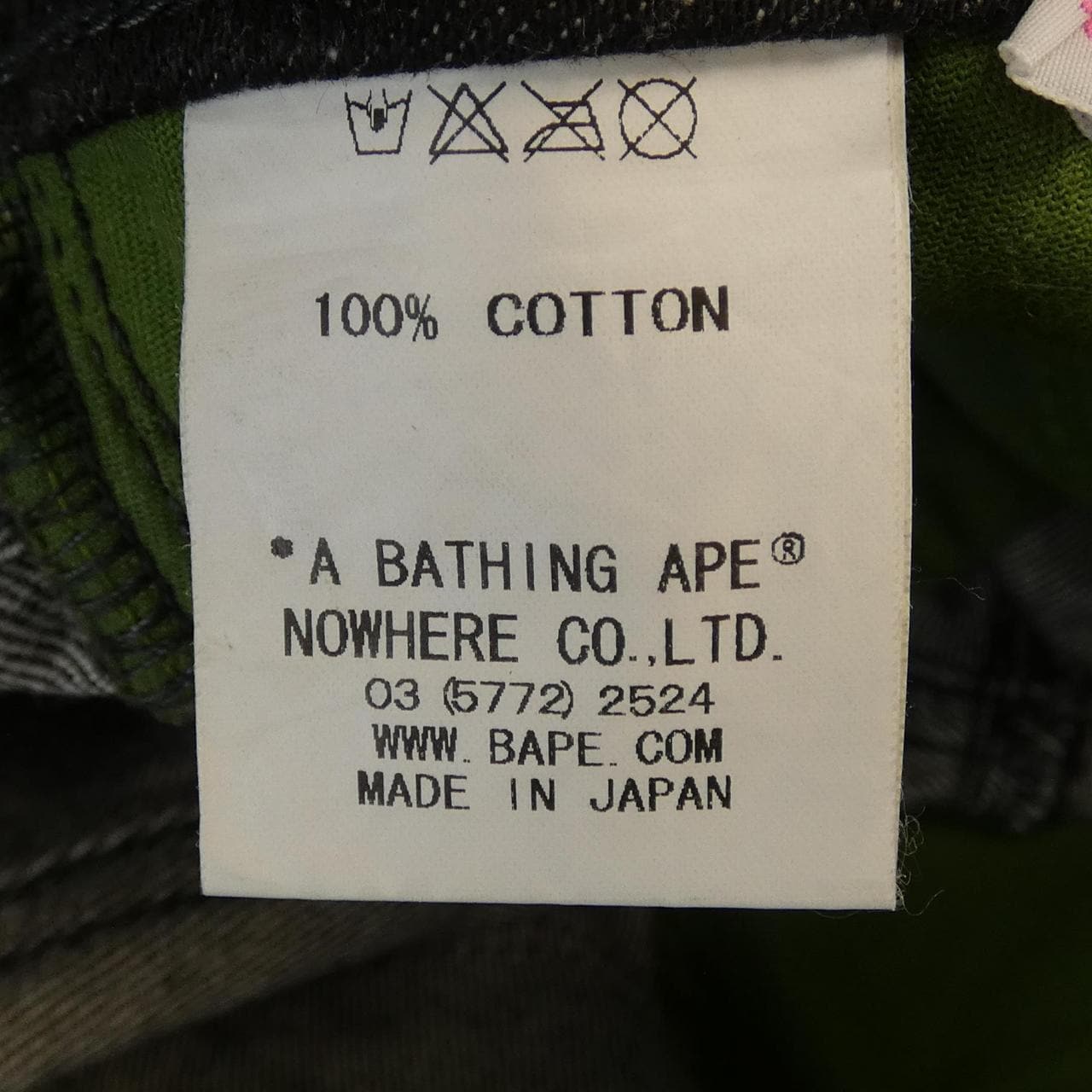 アベイシングエイプ A BATHING APE ジーンズ
