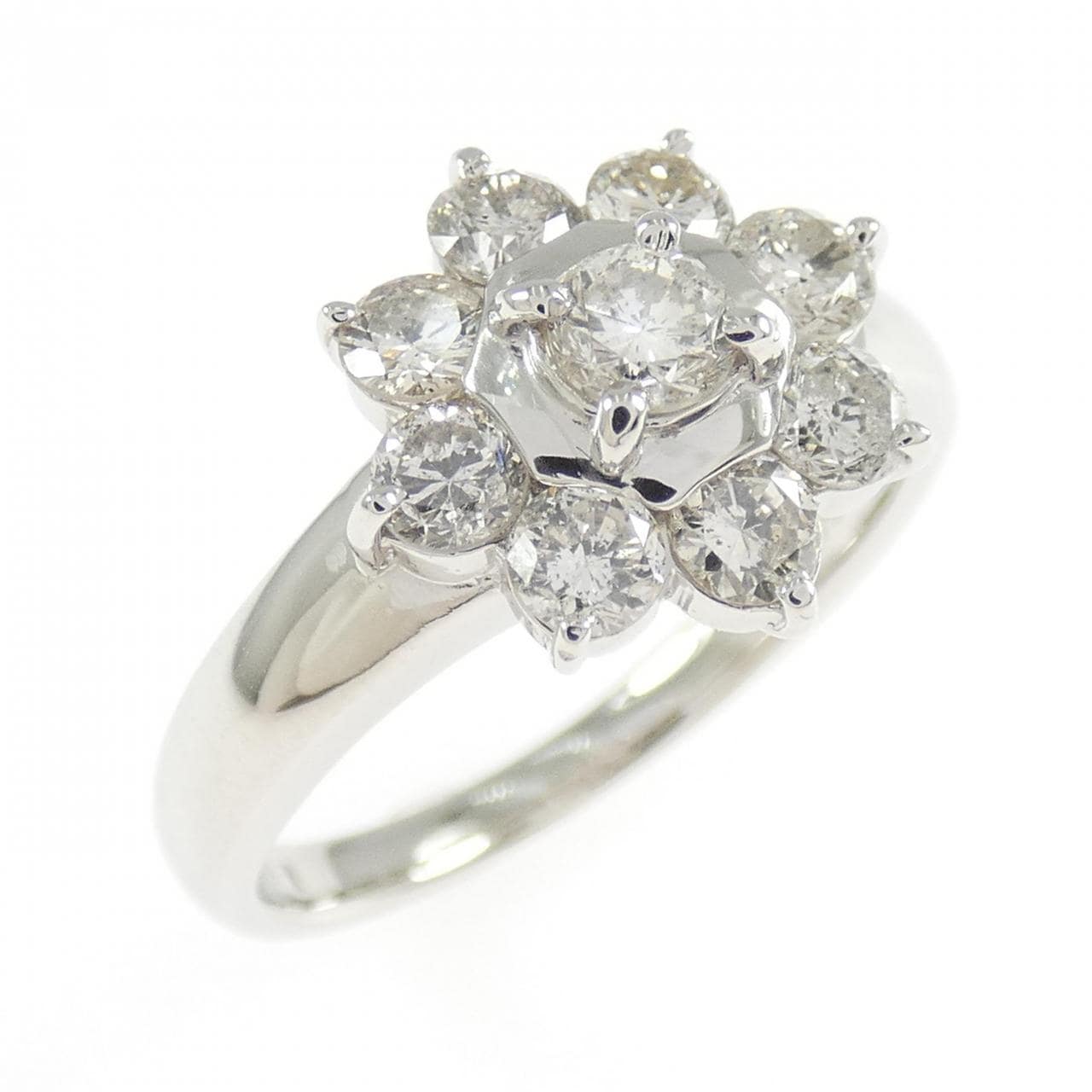 コメ兵｜PT900 フラワー ダイヤモンド リング 1.01CT｜ジュエリー