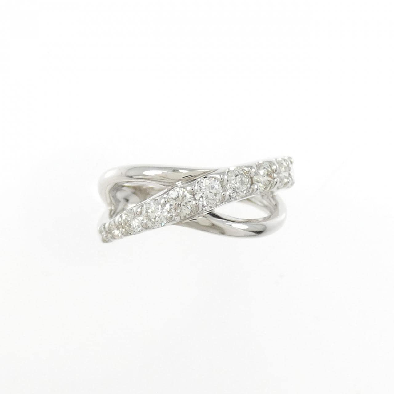 K18WG ダイヤモンド ピンキーリング 0.50CT