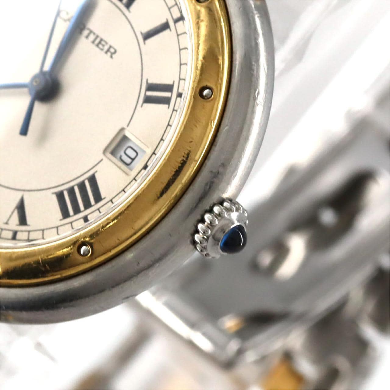 【ノーメンテナンス特価】カルティエ パンテールヴァンドームLM 2ROW 83084242 SSxYG クォーツ