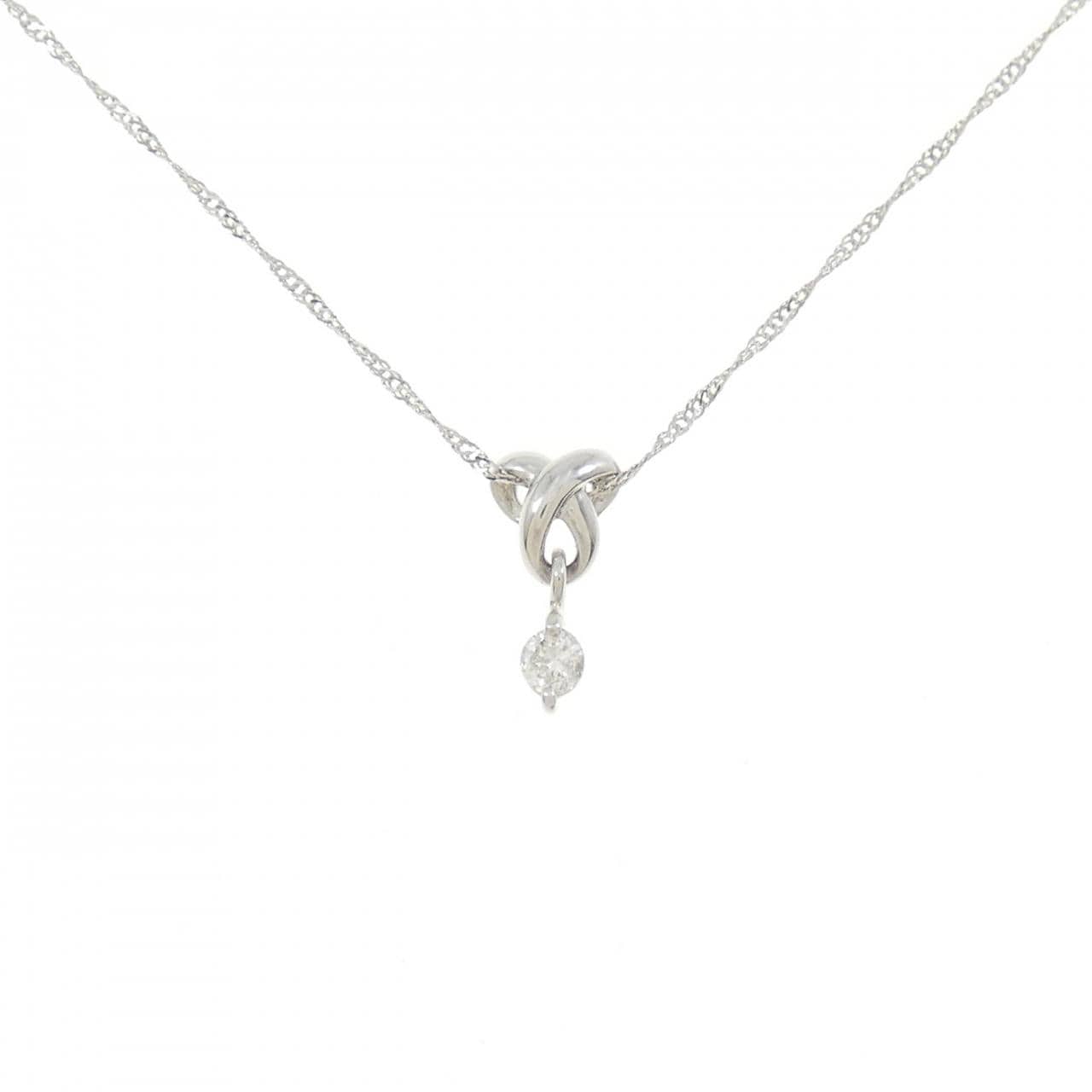 PT ダイヤモンド ネックレス 0.11CT