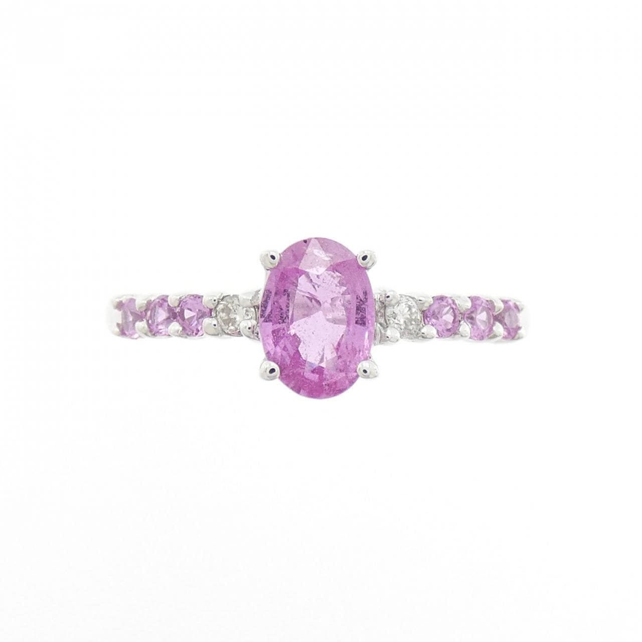 K18WG サファイヤ リング