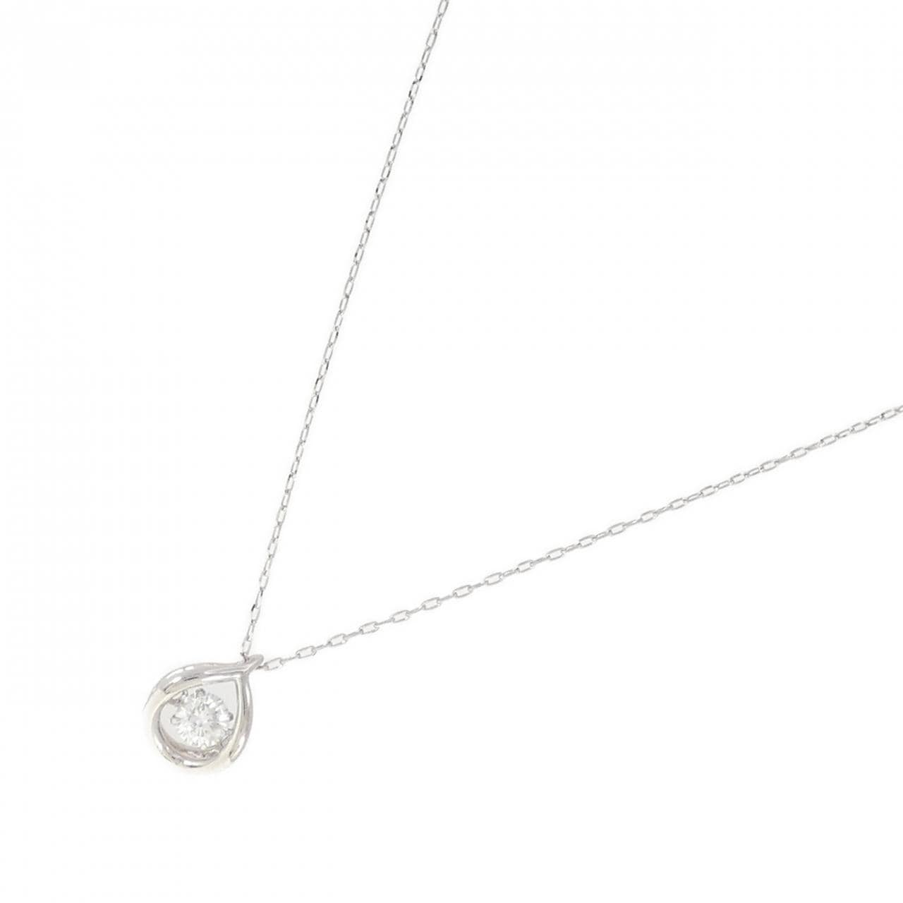 PT900 ダイヤモンド ネックレス 0.135CT