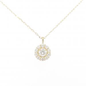 [BRAND NEW] K18YG Diamond necklace 0.20CT