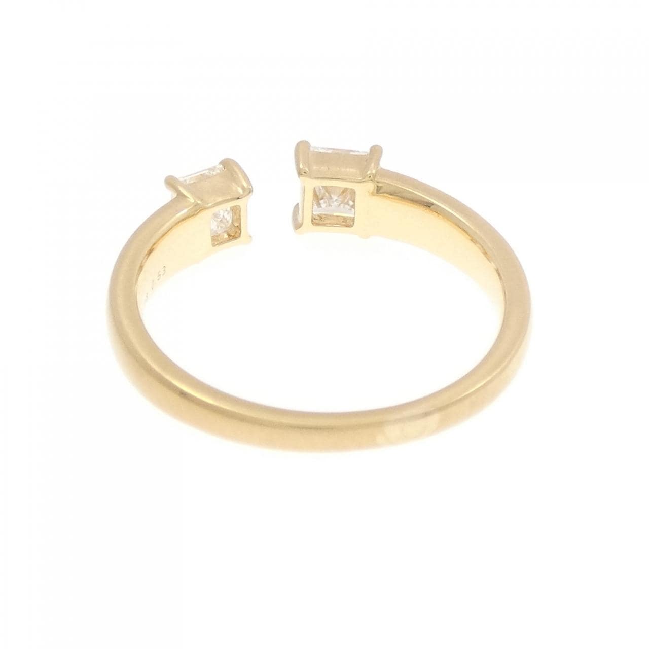 【新品】K18YG ダイヤモンド リング 0.63CT