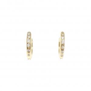 【新品】K18YG ダイヤモンド ピアス 0.05CT