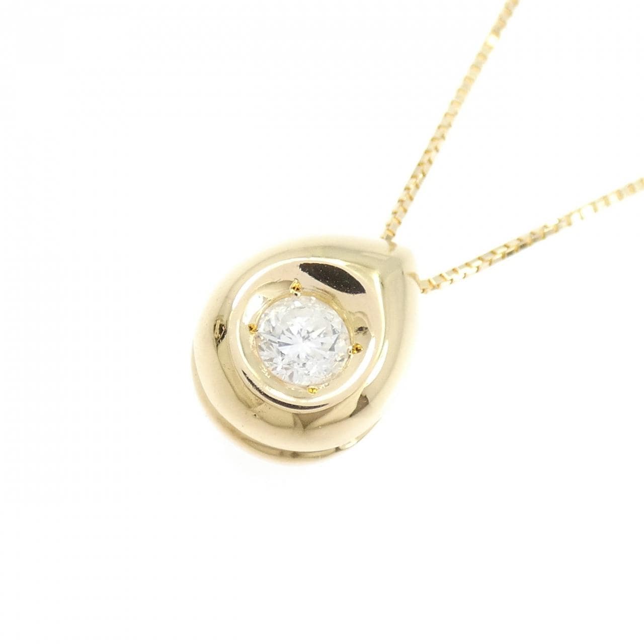 K18YG ダイヤモンド ネックレス 0.26CT