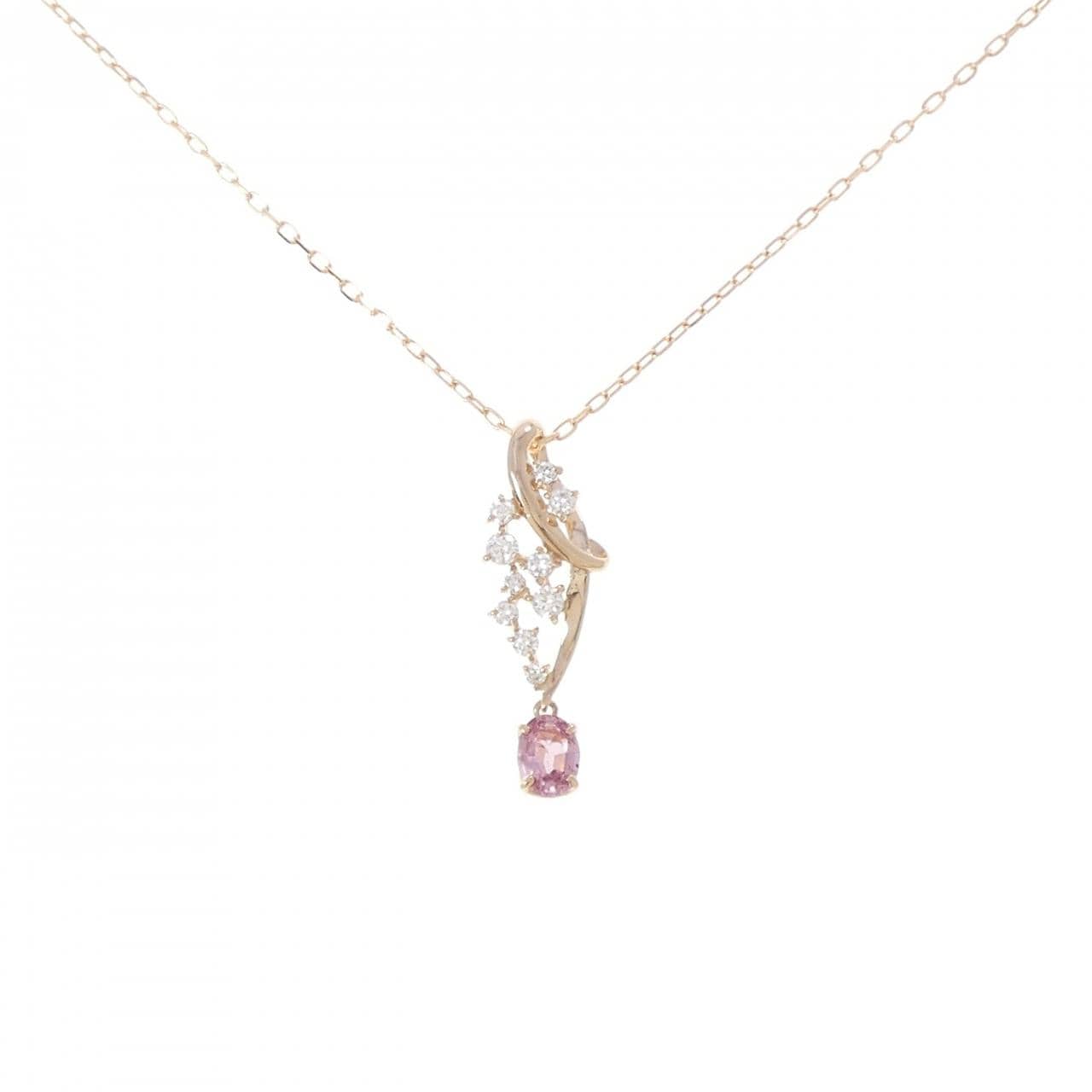 K18PG サファイヤ ネックレス 0.320CT