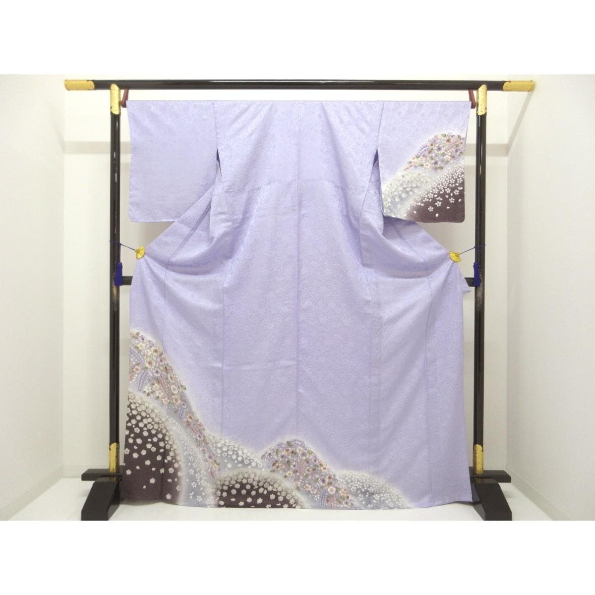 【新品】単衣　訪問着　辻ヶ花