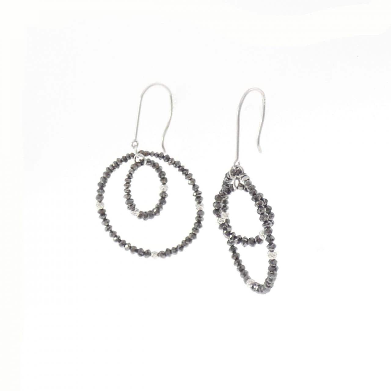 K18WG ダイヤモンド ピアス 5.00CT