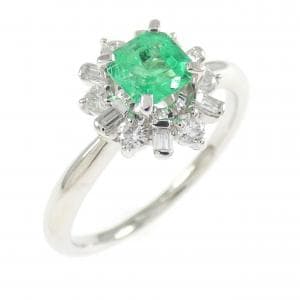 PT900 エメラルド リング 0.55CT