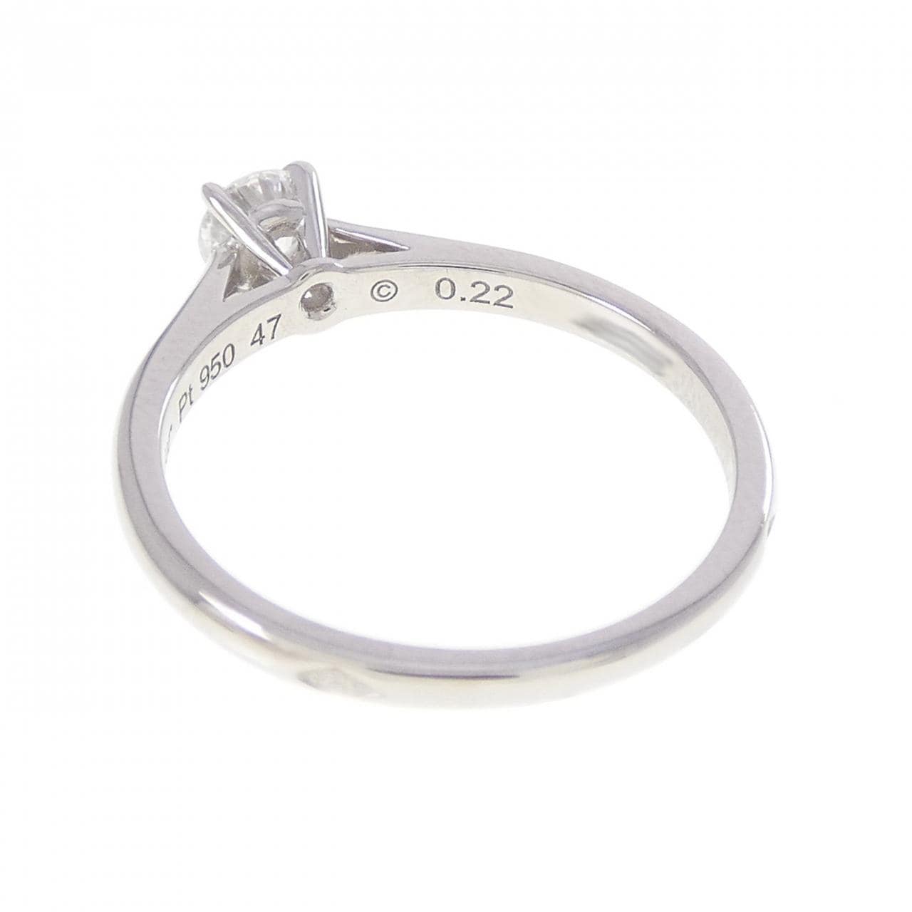 カルティエ 1895 ソリテール リング 0.22CT