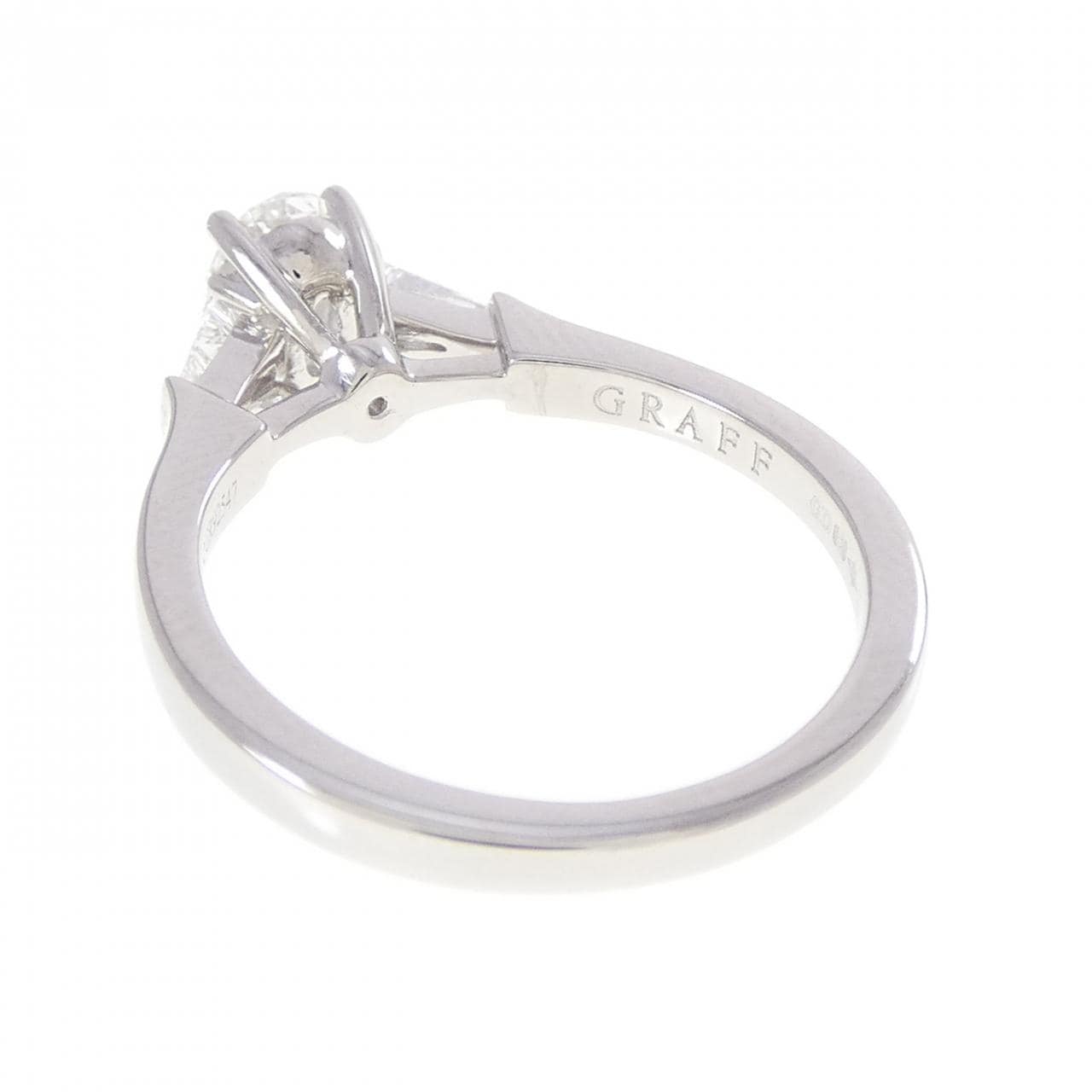 グラフ プロミス リング 0.54CT F VVS2 オーバルカット