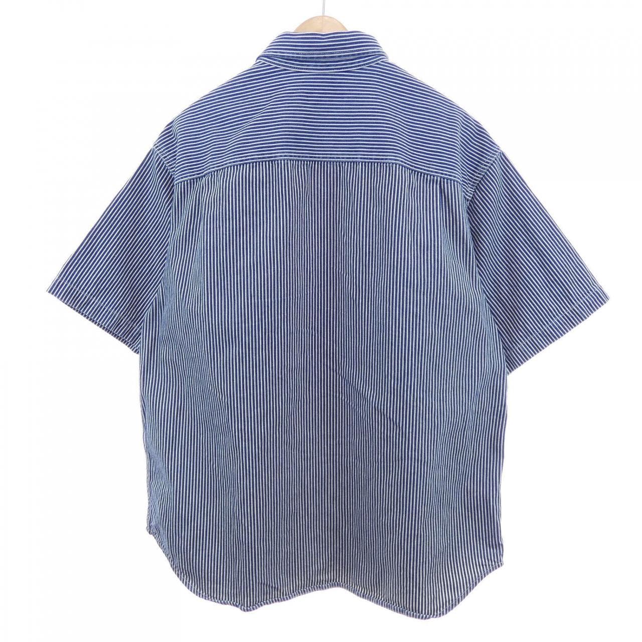 シュプリーム SUPREME Loose Fit S/S Denim Paint S／Sシャツ