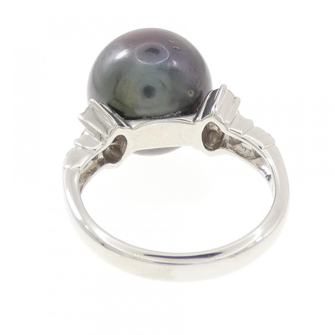PT900 黒蝶パール リング 13.3mm