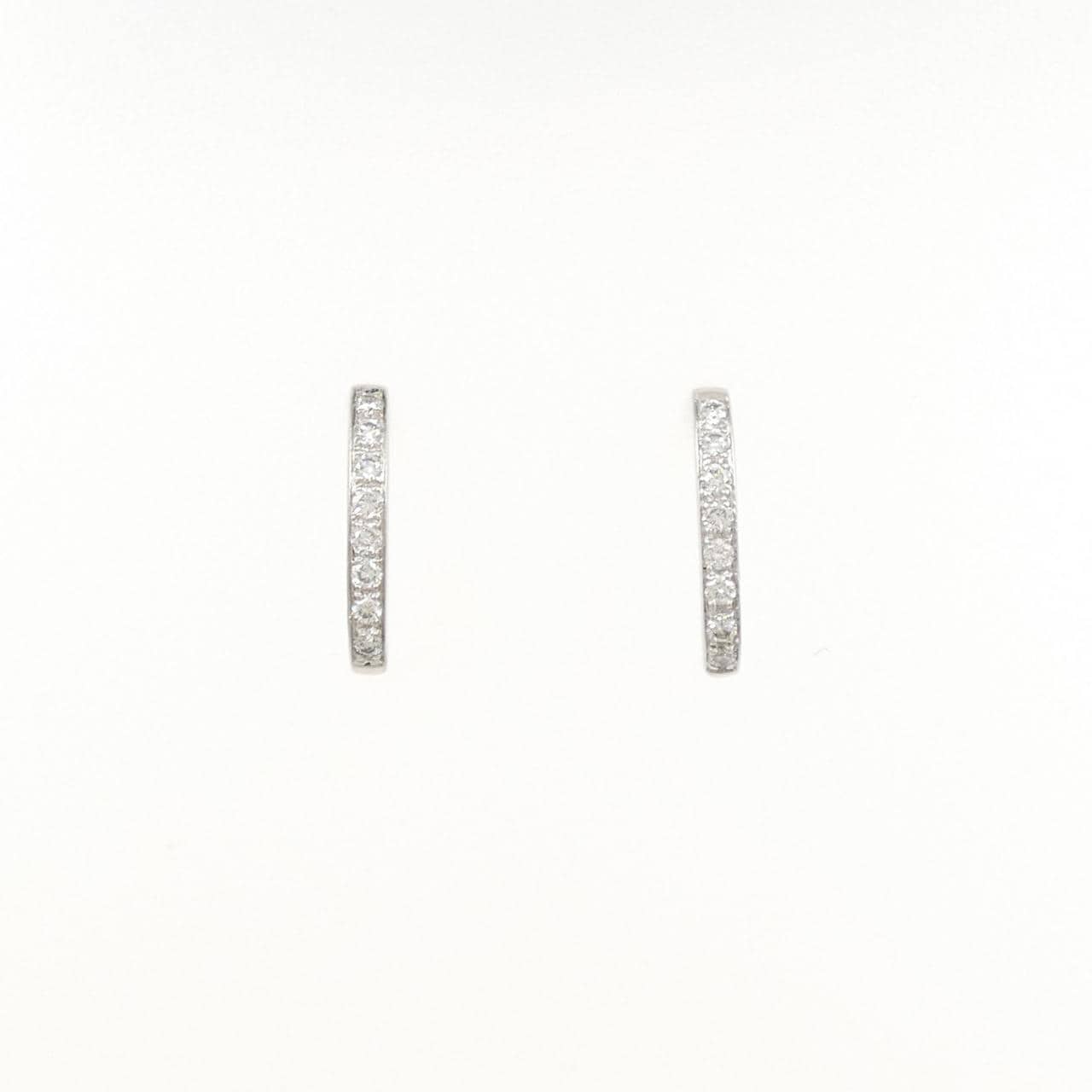 750WG/K18WG鑽石耳環 0.15CT