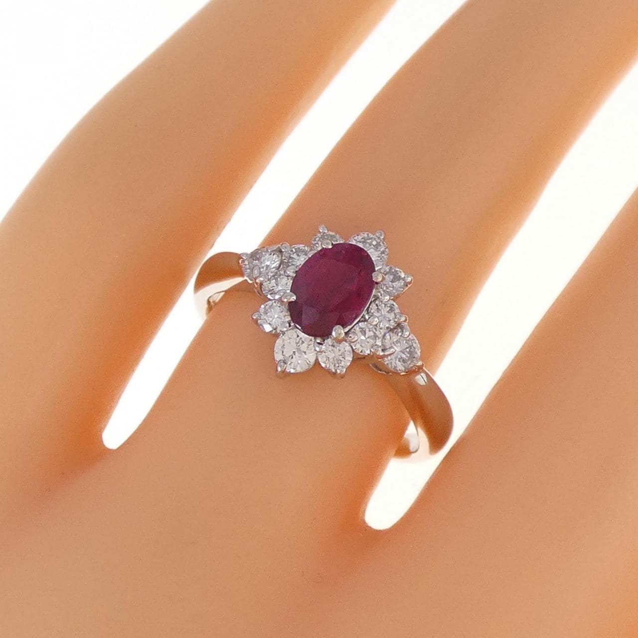 PT ルビー リング 0.58CT