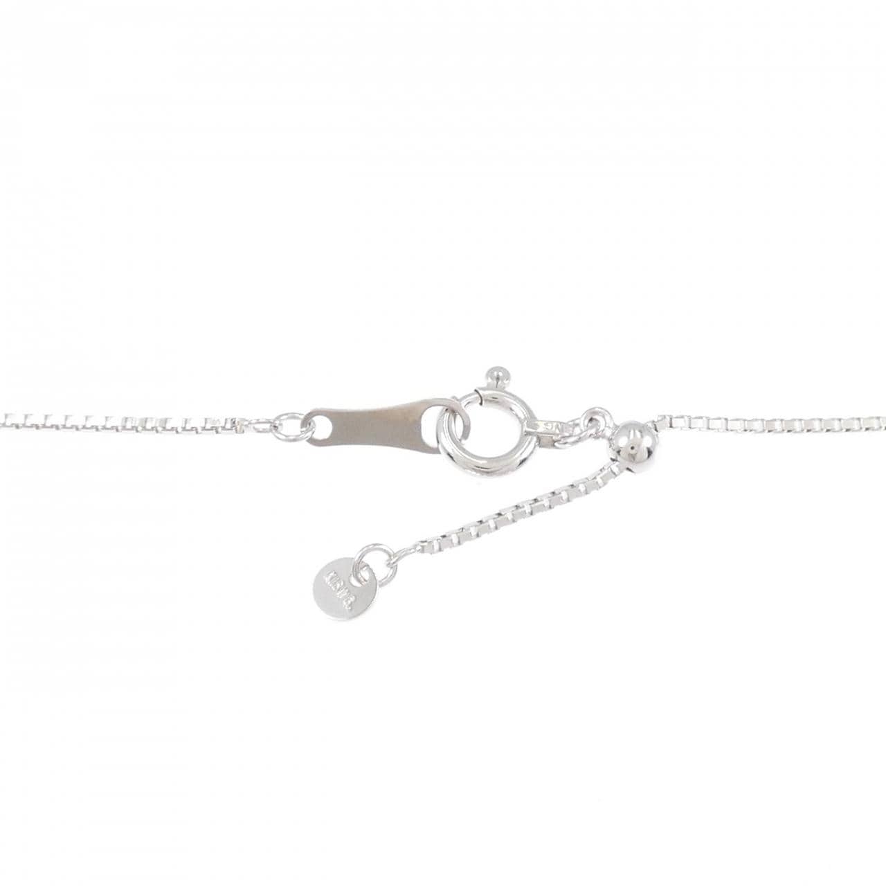 K18WG クロス ダイヤモンド ネックレス 1.00CT