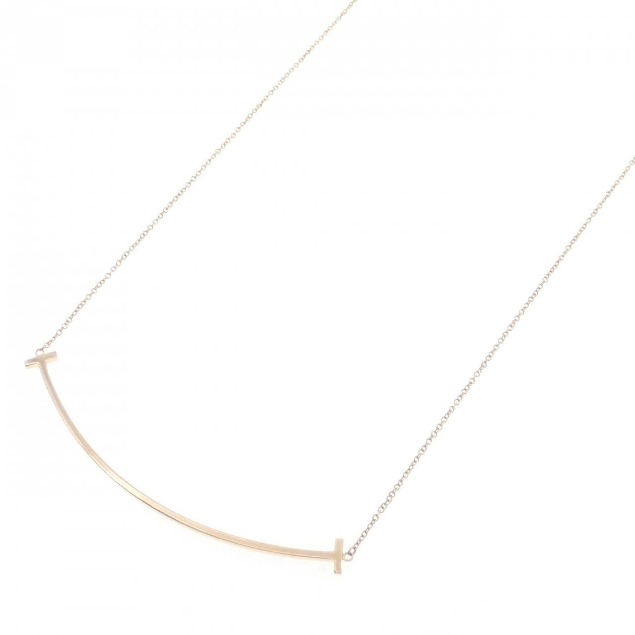 ティファニー Tスマイル ラージ ネックレス