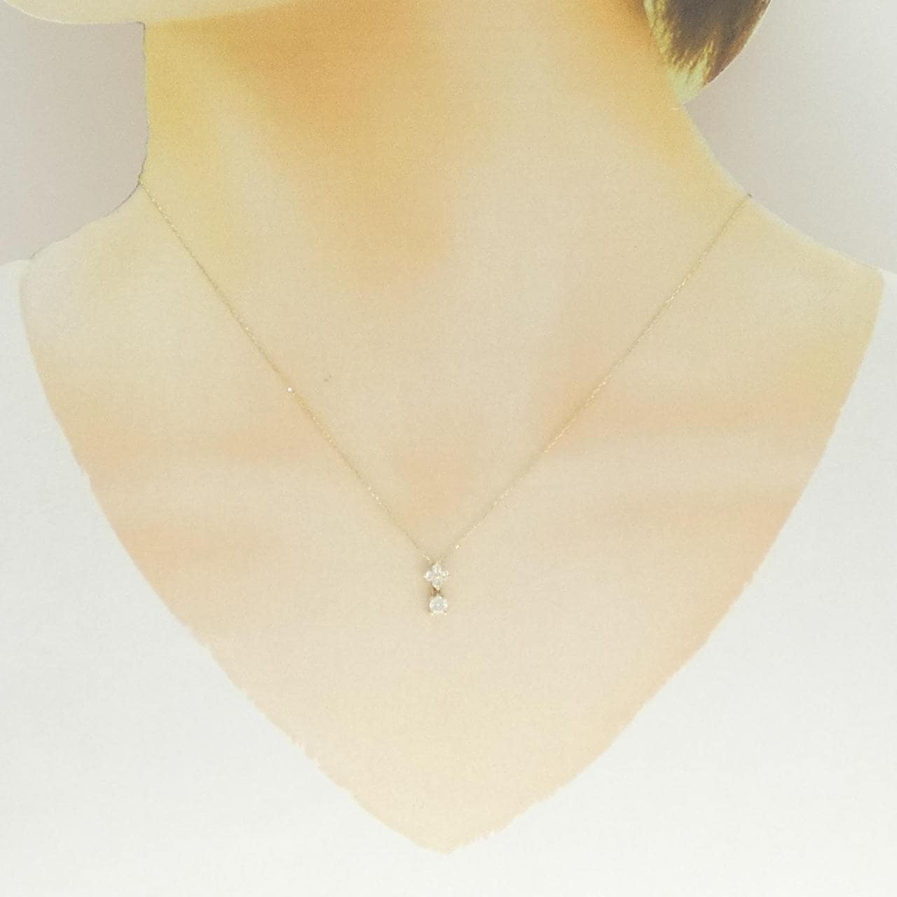 K18YG ダイヤモンド ネックレス