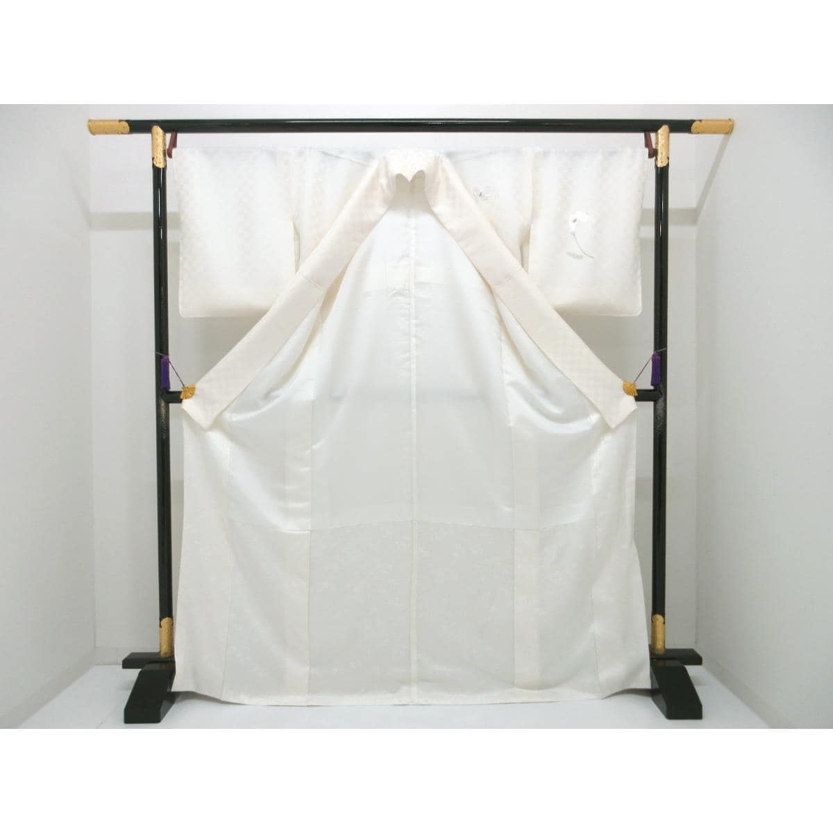 【新品】訪問着　刺繍加工