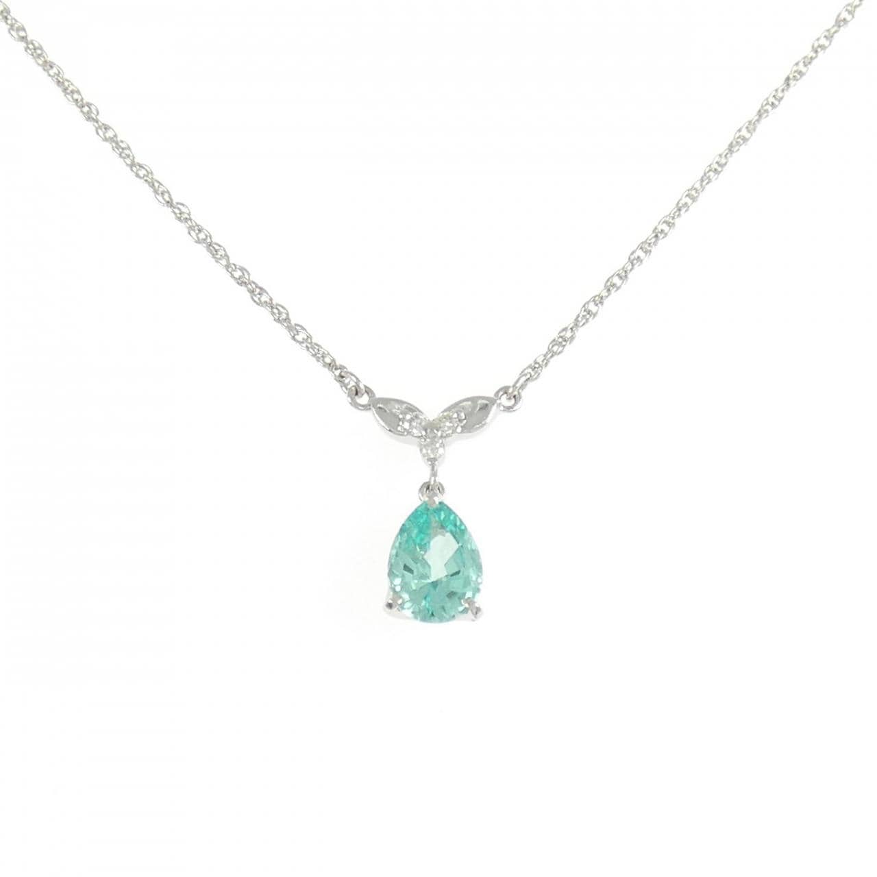 クレサンベール 合成クリソベリル ネックレス 0.96CT