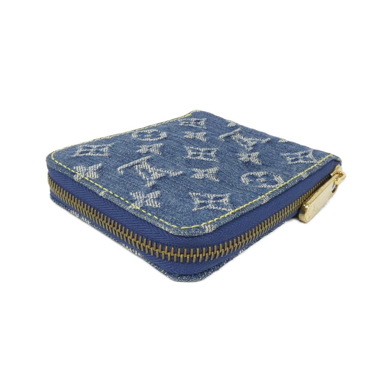 ルイヴィトン モノグラム デニム ミニ ジッピー M95342 財布