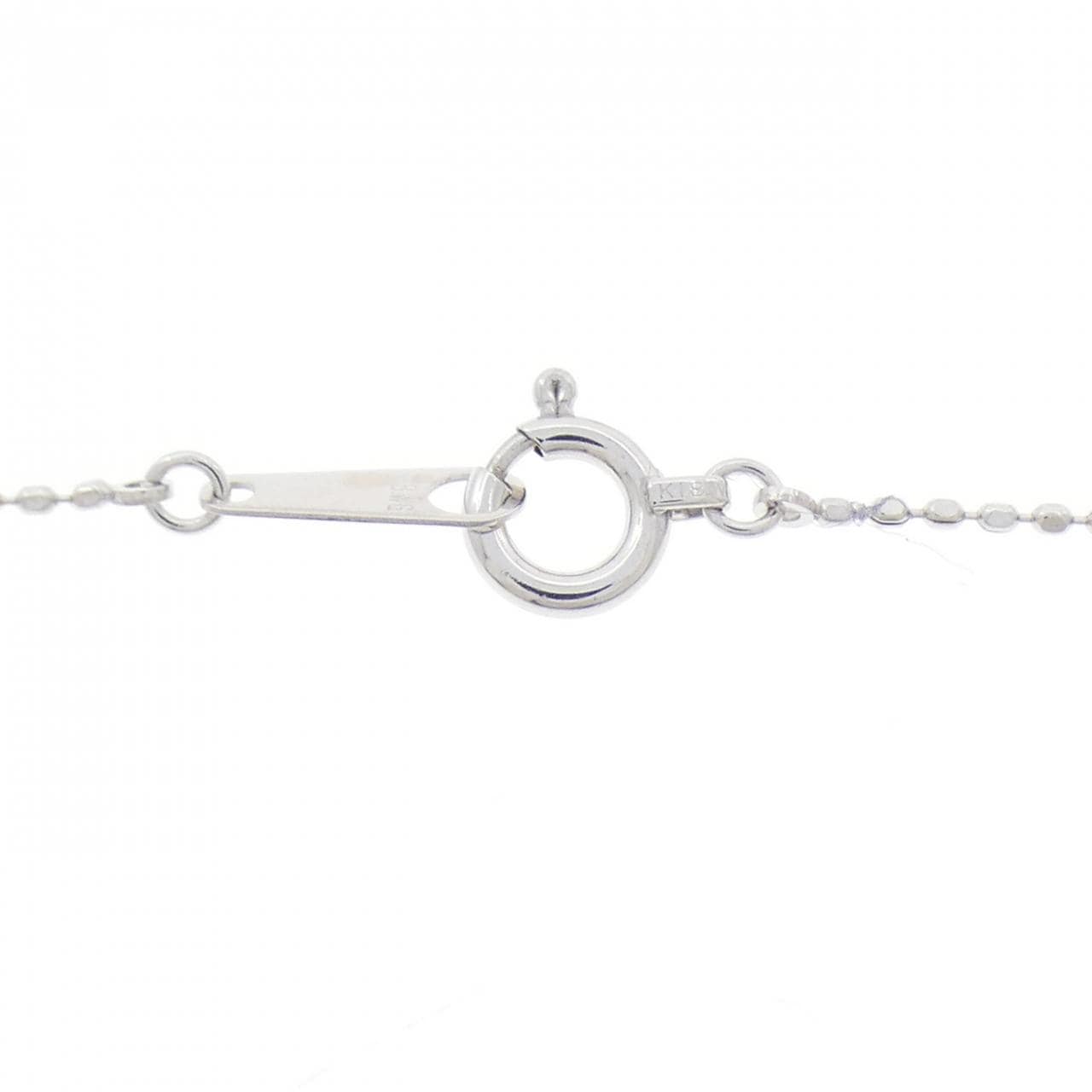 K18WG ダイヤモンド ネックレス 0.17CT