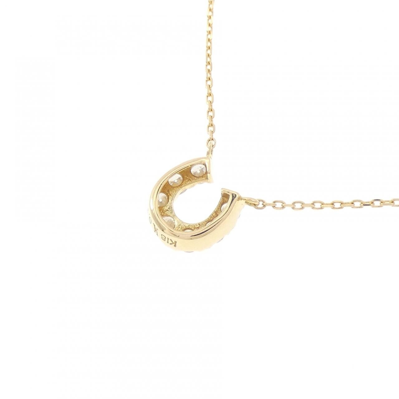 ヴァンドーム ホースシュー ダイヤモンド ネックレス 0.16CT