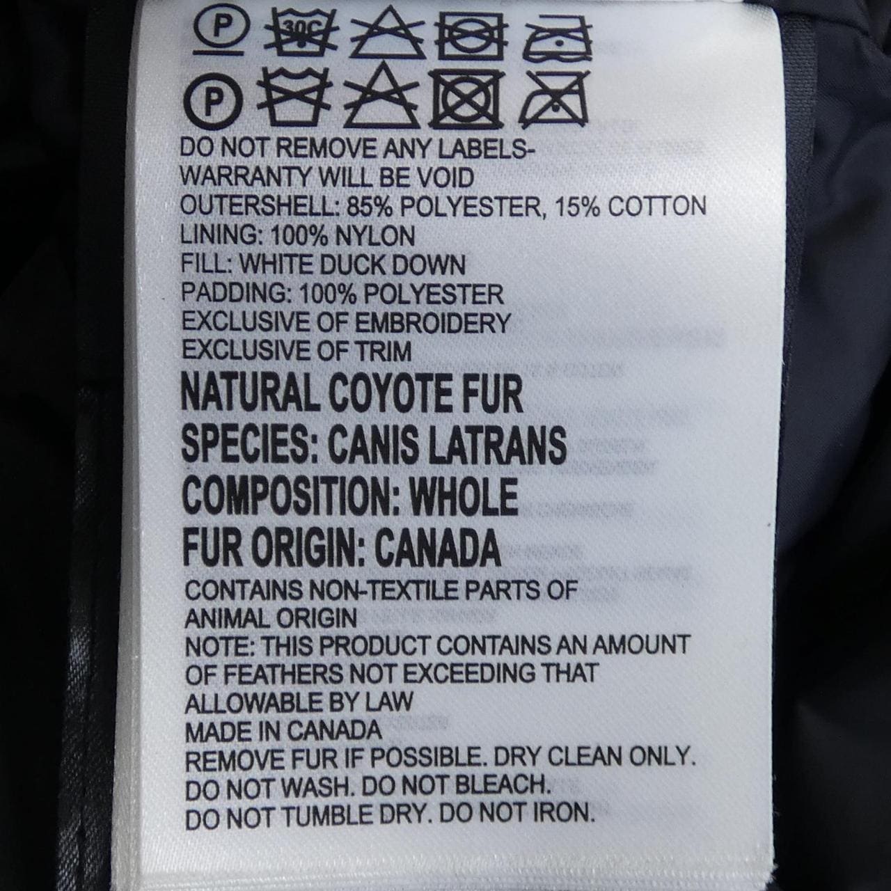 カナダグース CANADA GOOSE 2603JL BRONTE ブロンテ ダウンコート