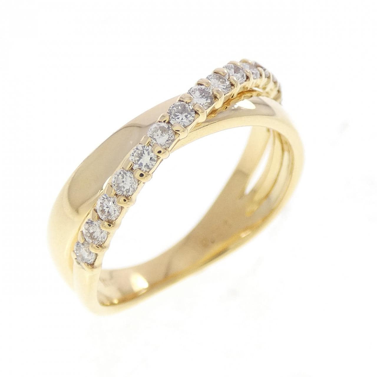 K18YG ダイヤモンド リング 0.24CT