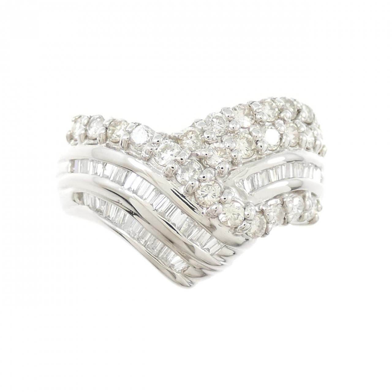 PT900 ダイヤモンド リング 1.00CT