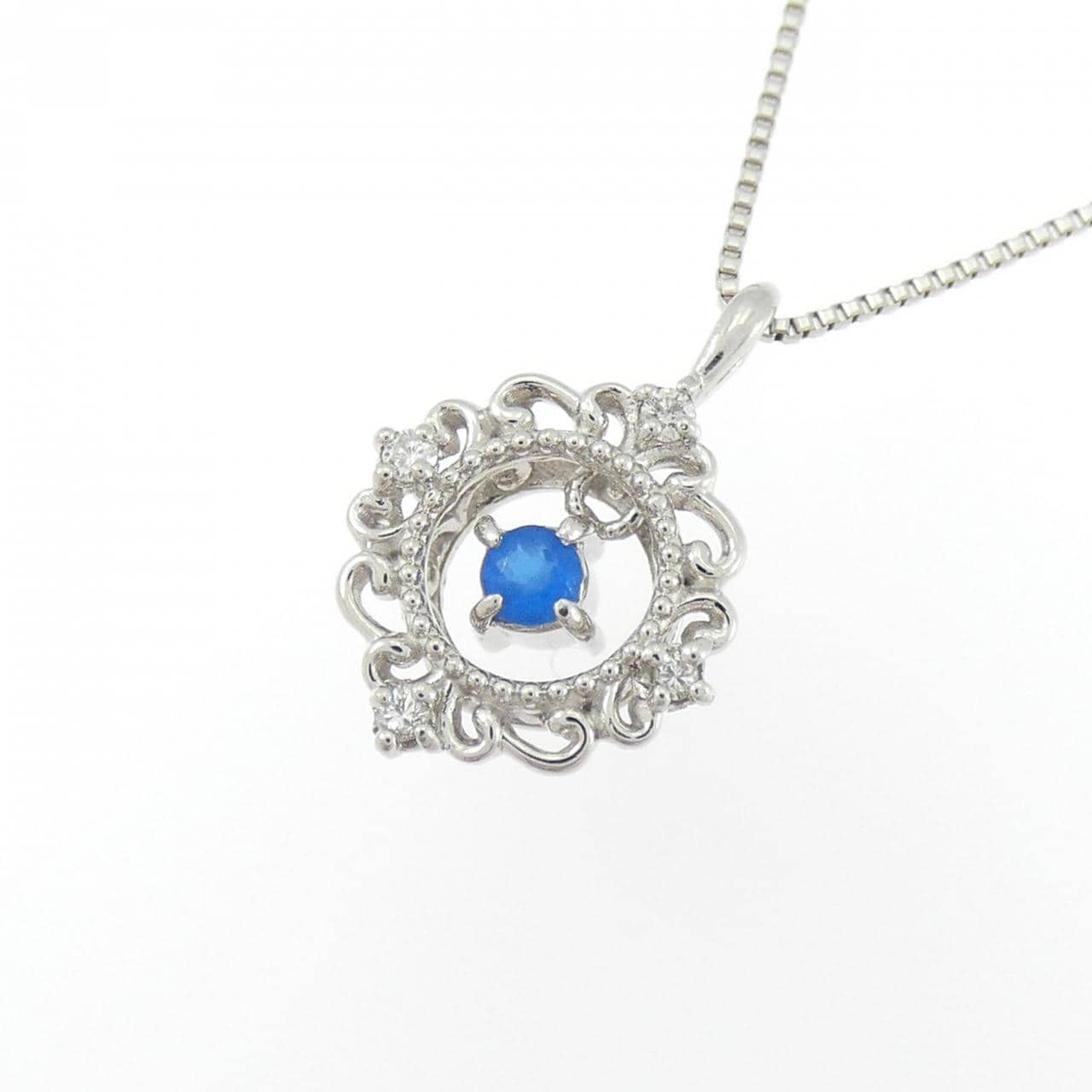 PT900/PT850 Apatite Necklace 0.04CT