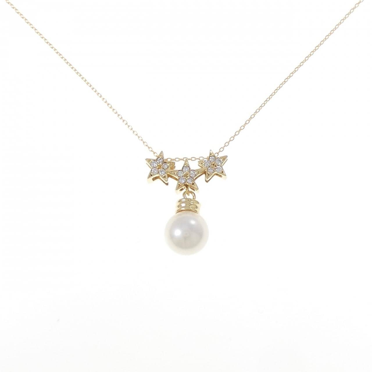 K18YG スター アコヤパール ネックレス 8.4mm