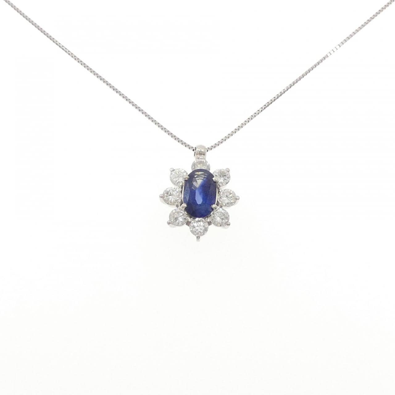 PT900/PT850 サファイヤ ネックレス 1.48CT