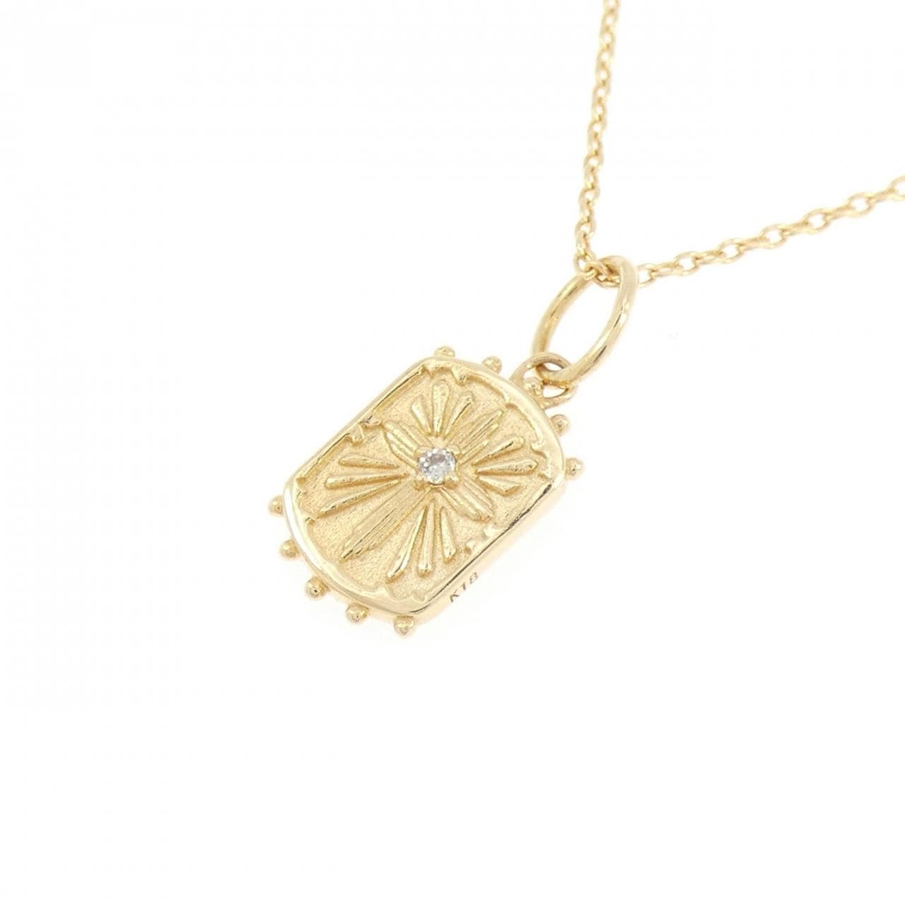 アガット ダイヤモンド ネックレス 0.006CT