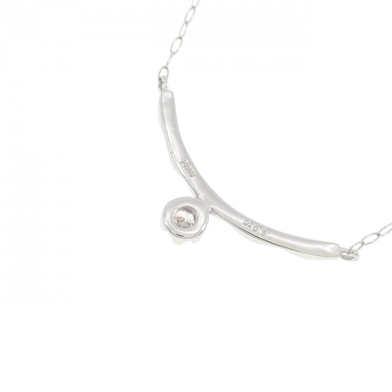 PT950/PT850 ダイヤモンド ネックレス 0.05CT