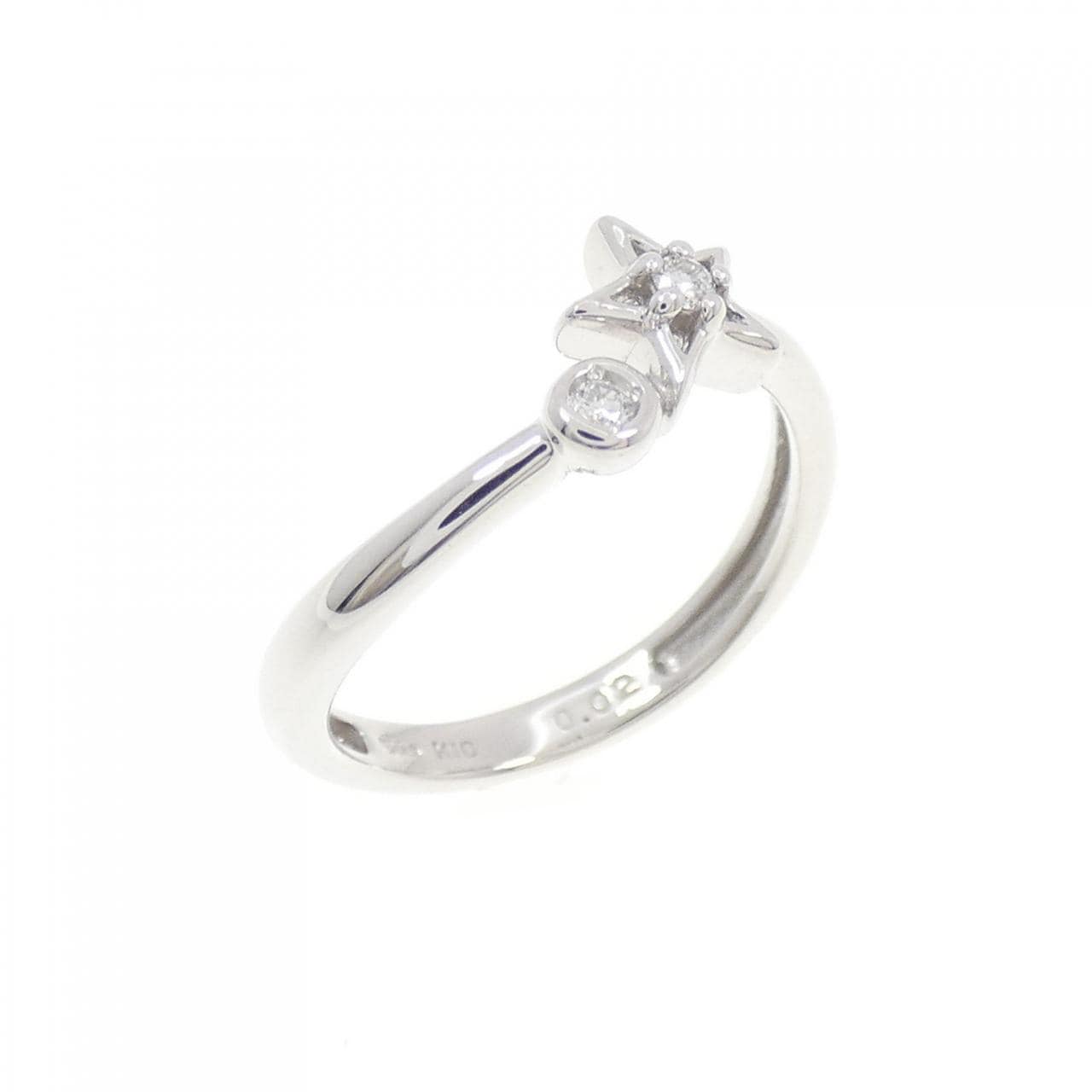 スタージュエリー スター ダイヤモンド ピンキー リング 0.02CT