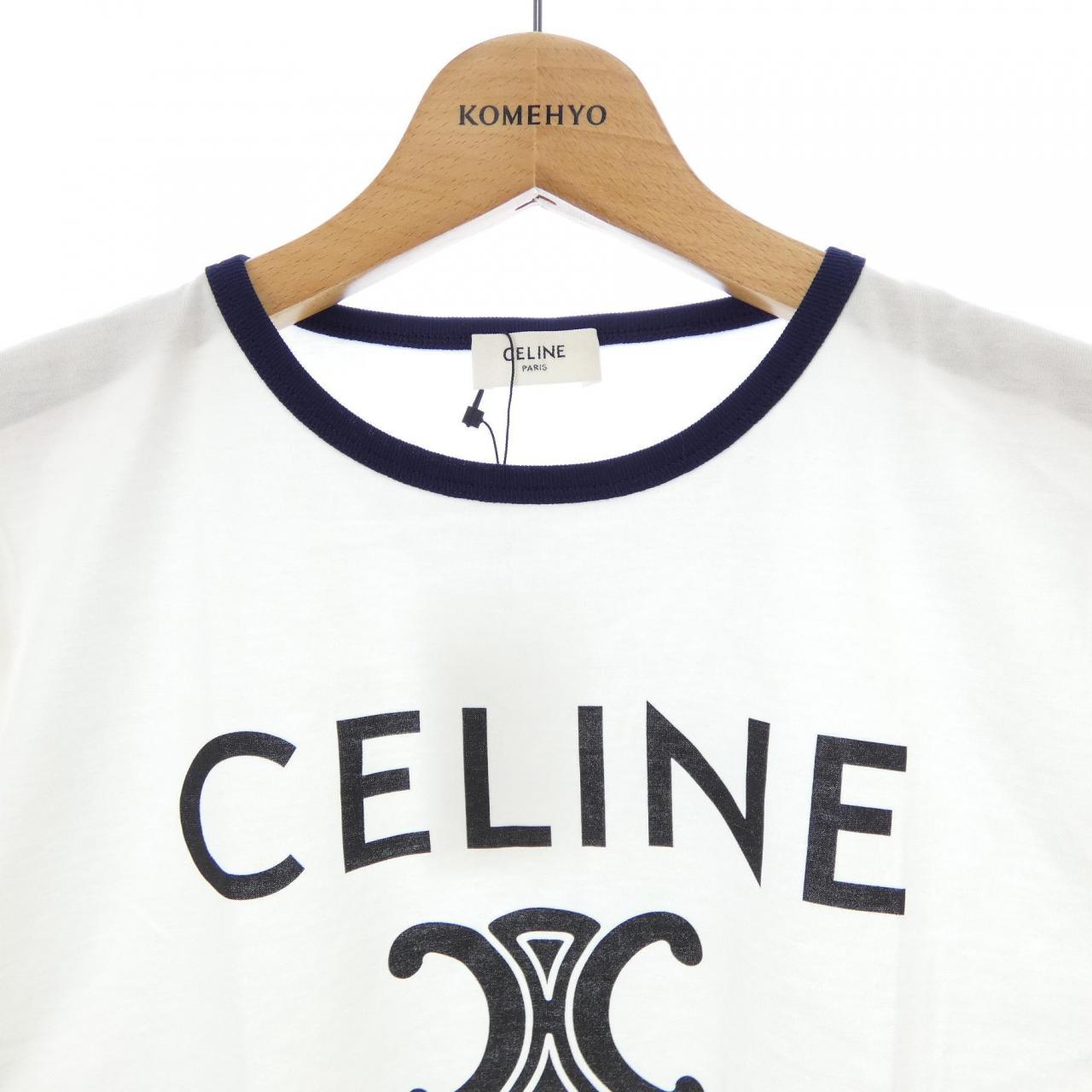 セリーヌ CELINE CELINE PARIS Tシャツ　トリオンフ TRIOMPHE 2X872671Q Tシャツ