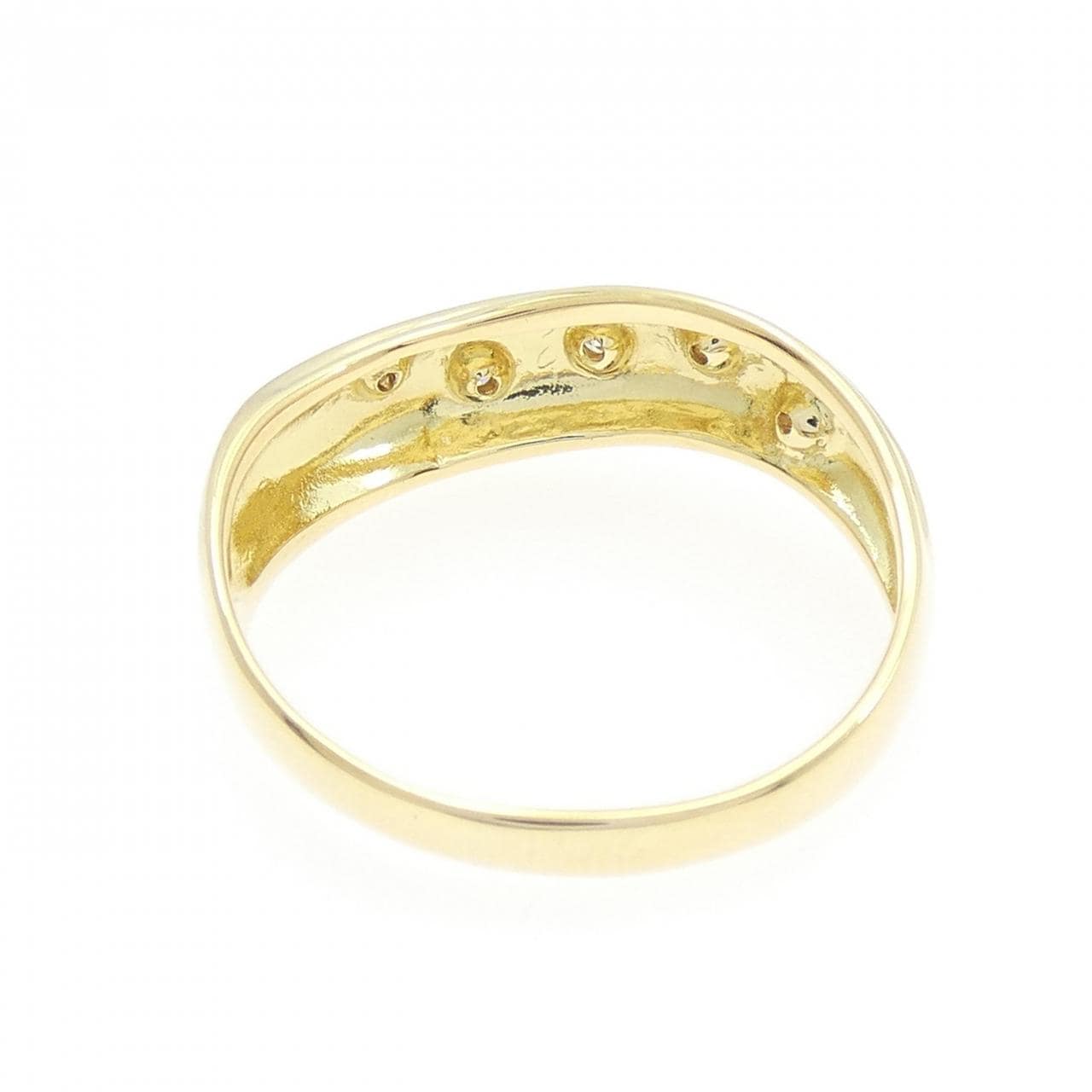 K18YG ダイヤモンド リング 0.06CT