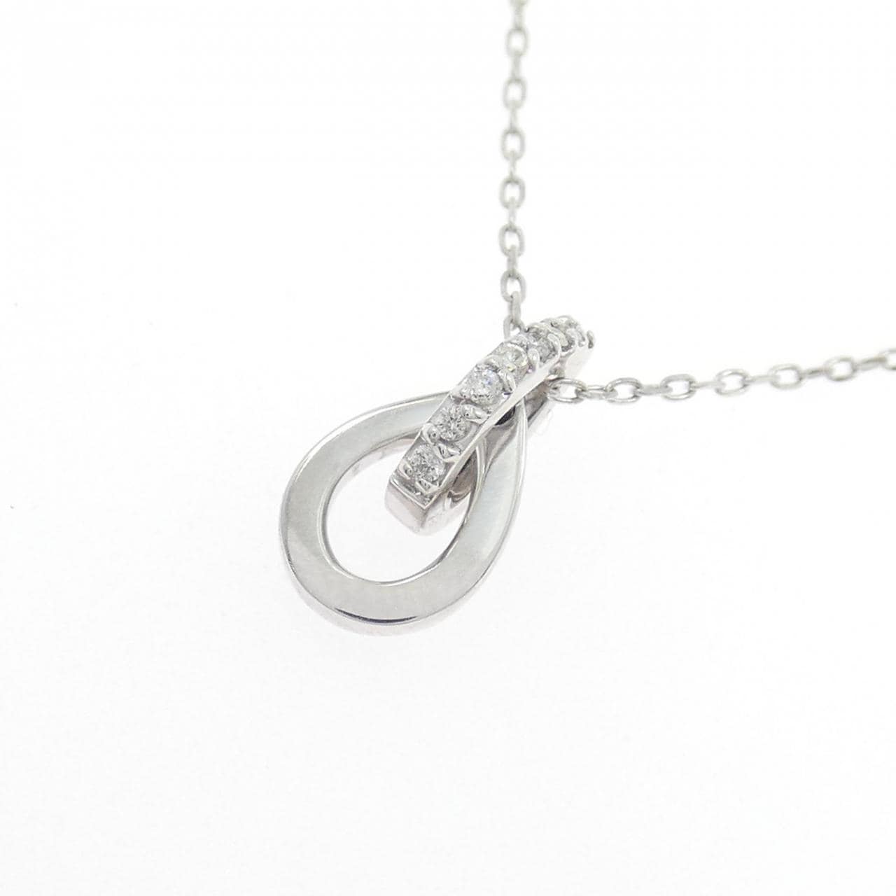 K10WG ダイヤモンド ネックレス